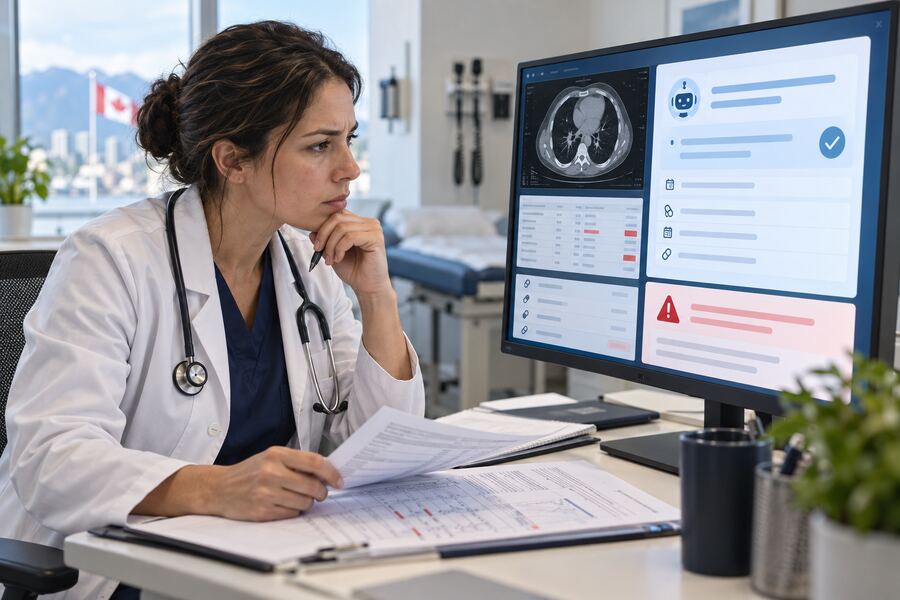 clinician-verifying-ai-evidence